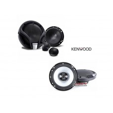 Combo Kenwood -KFC-M604P 6"Component + KFC-S1666 6.5" 2-Way Coaxial Speaker
