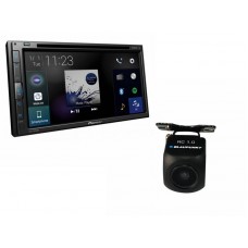 Combo Pioneer AVH-Z5250BT 6.8" DVD Apple CarPlay Android Auto Bluetooth +Camera