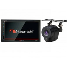 Combo NAKAMICHI NA6605 DOUBLE DIN 6.8"  DVD / CARPLAY / ANDROID  + Camera