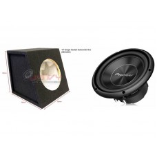 Combo Pioneer TS-A250S4 10" Single Subwoofer 1300W Max / 400W Rms + 10" Box