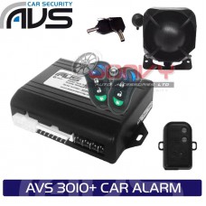 AVS 3010+ Car Alarm w/ 2 x Immobilisers  -NEW