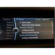 BMW iDrive NBT Bluetooth activation 2013-2016