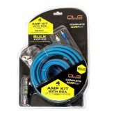 DLG D2AK4 4 Gauge 4 AWG Complete Amplifier Kit w/RCA for Up to 1100W Systems