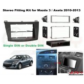 Fitting Kit 99-7514B MAZDA 3 / AXELA  (2010-2013) - Double DIN & Single