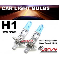 H1 P14.5S Xenon Halogen Headlight Bulbs 12VDC 55W