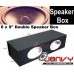 6 x 9" DOUBLE SPEAKER BOX - FLAT DESIGN @ Jonvy