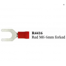 R4416 - RED M6 SLOTTED TERMINAL PRE INSULATED (20PACK)